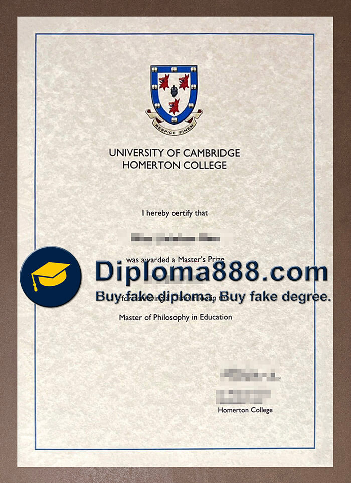 University of Cambridge Homerton College diploma