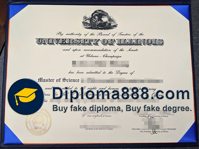 University of Illinois Urbana Champaign diploma