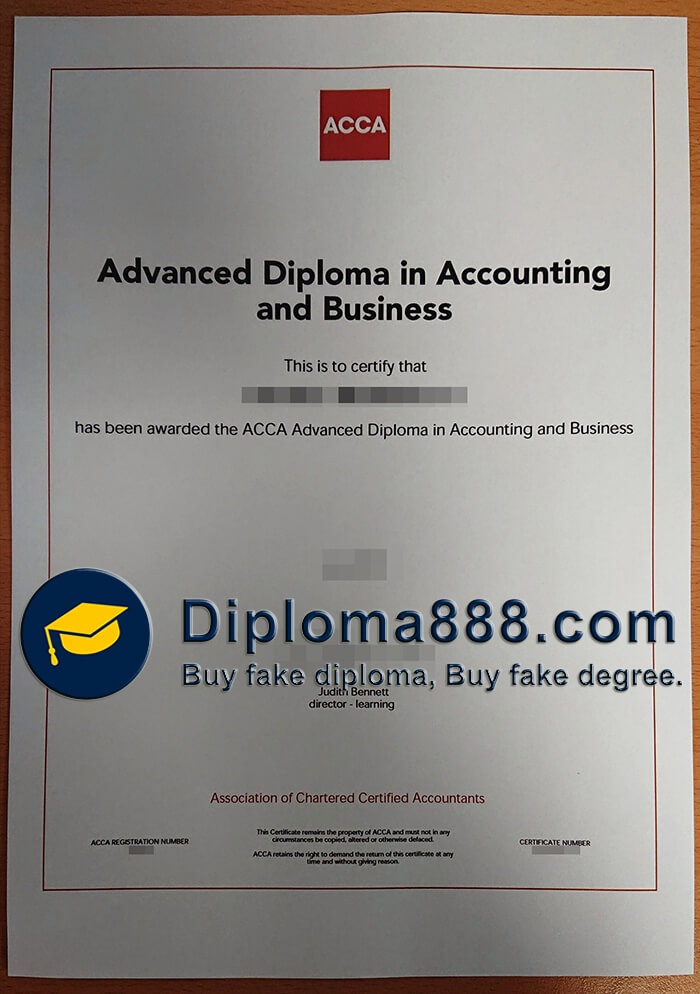 ACCA Advanced diploma