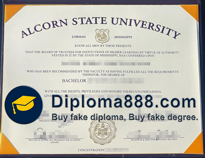 Alcorn State University diploma