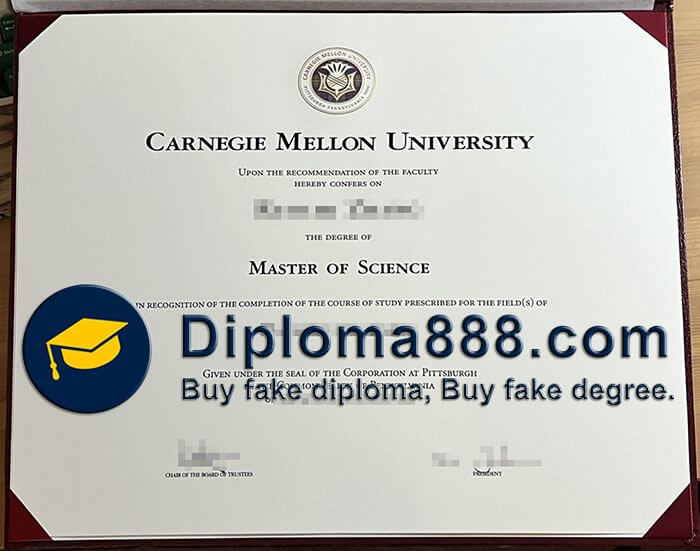Carnegie Mellon University diploma