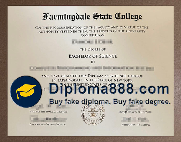 Farmingdale State College diploma