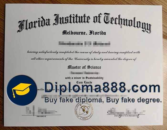 Florida Institute of Technology diploma