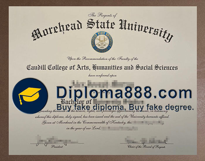 Morehead State University diploma