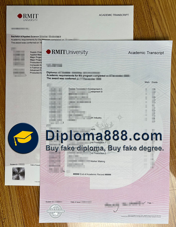 RMIT University degree