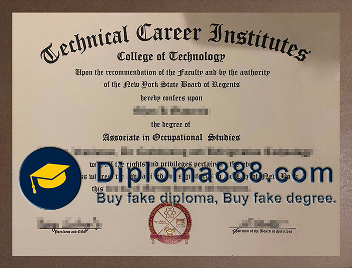 Technical Career Institutes diploma