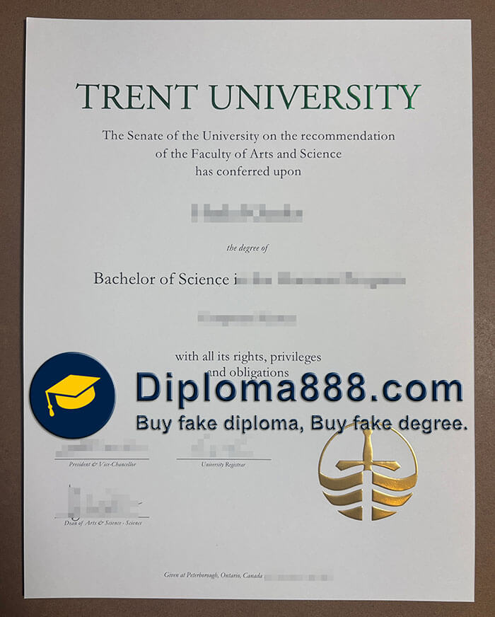 Trent University degree