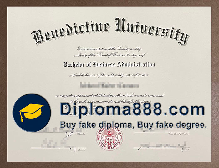 Benedictine University diploma