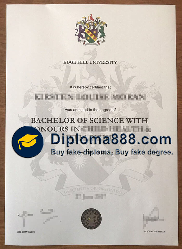 Edge Hill University diploma