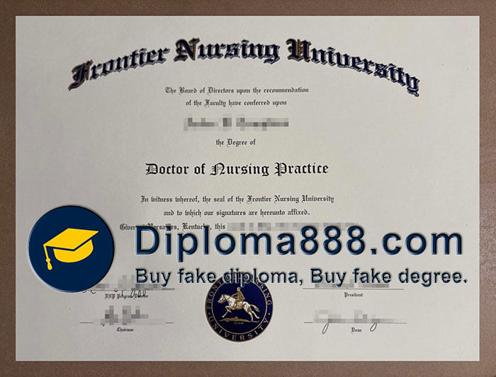 Frontier Nursing University diploma