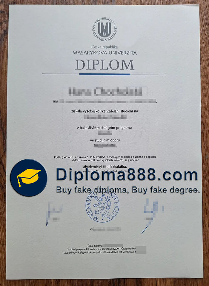 Masarykova Univerzita degree