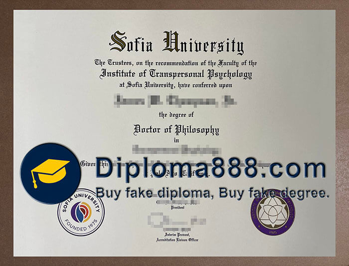 Sofia University diploma