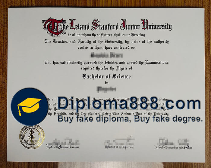 Stanford University diploma