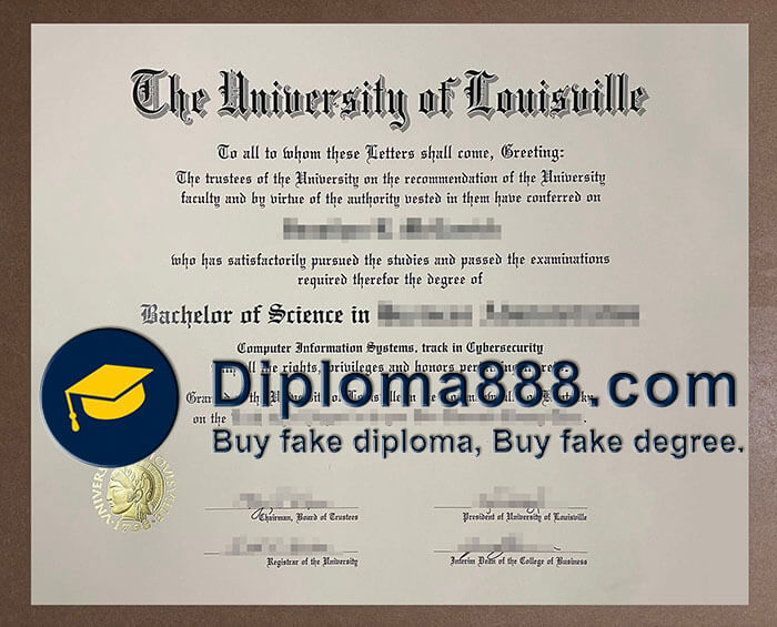 University of Louisville diploma