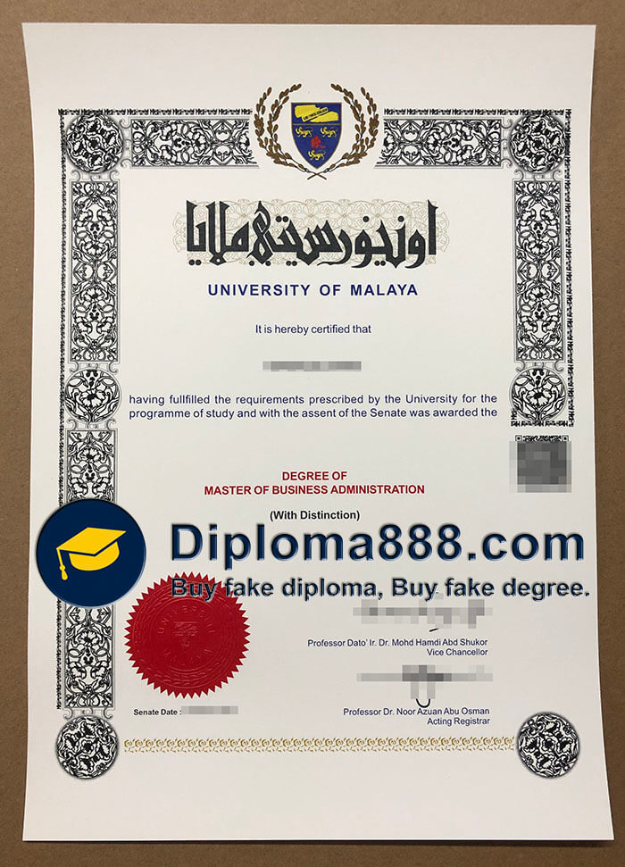 University of Malaya diploma