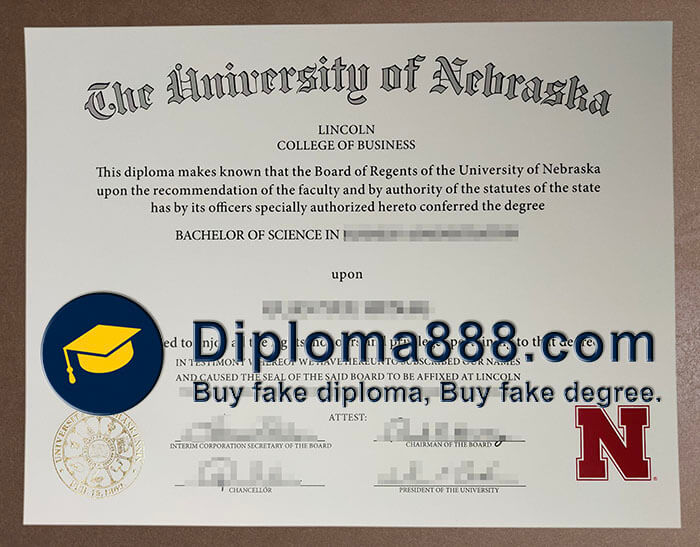 University of Nebraska Lincoln diploma
