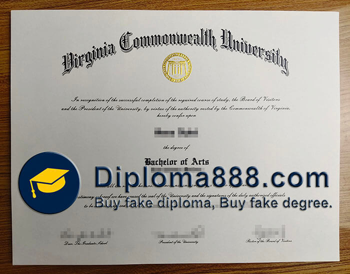 Virginia Commonwealth University diploma