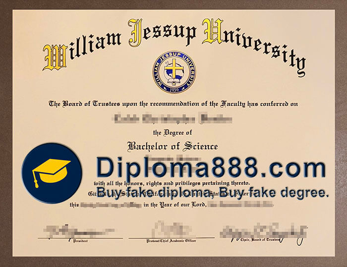 William Jessup University diploma