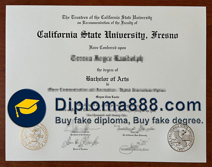 CSU Fresno diploma