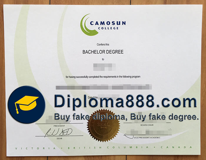 Camosun College diploma