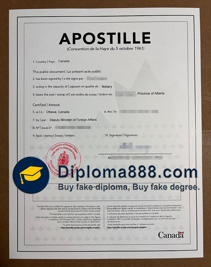 Canada Apostille