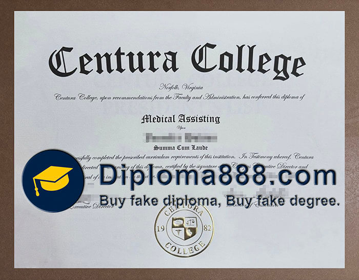 Centura College diploma