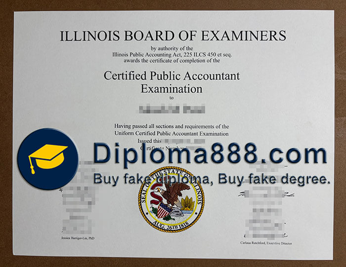 Illinois CPA certificate