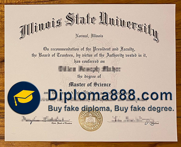 Illinois State University diploma
