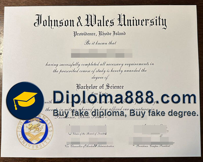 Johnson & Wales University diploma