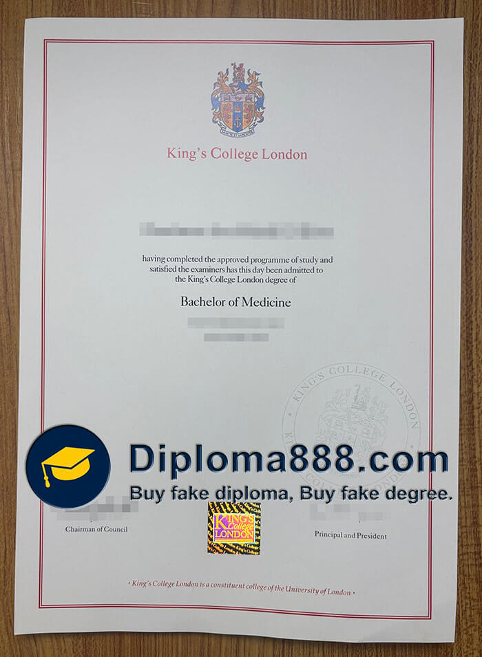 King's College London diploma