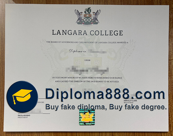 Langara College diploma