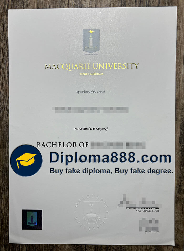 Macquarie University diploma