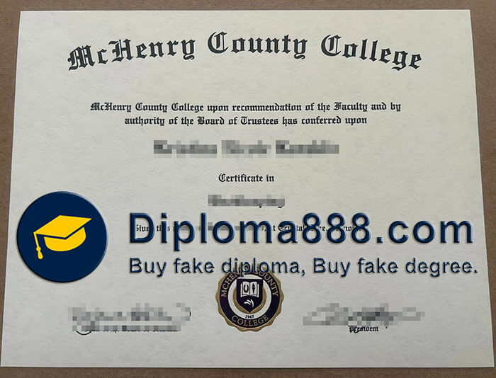 McHenry County College diploma