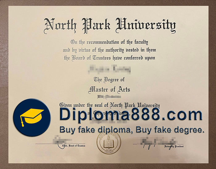 North Park University diploma