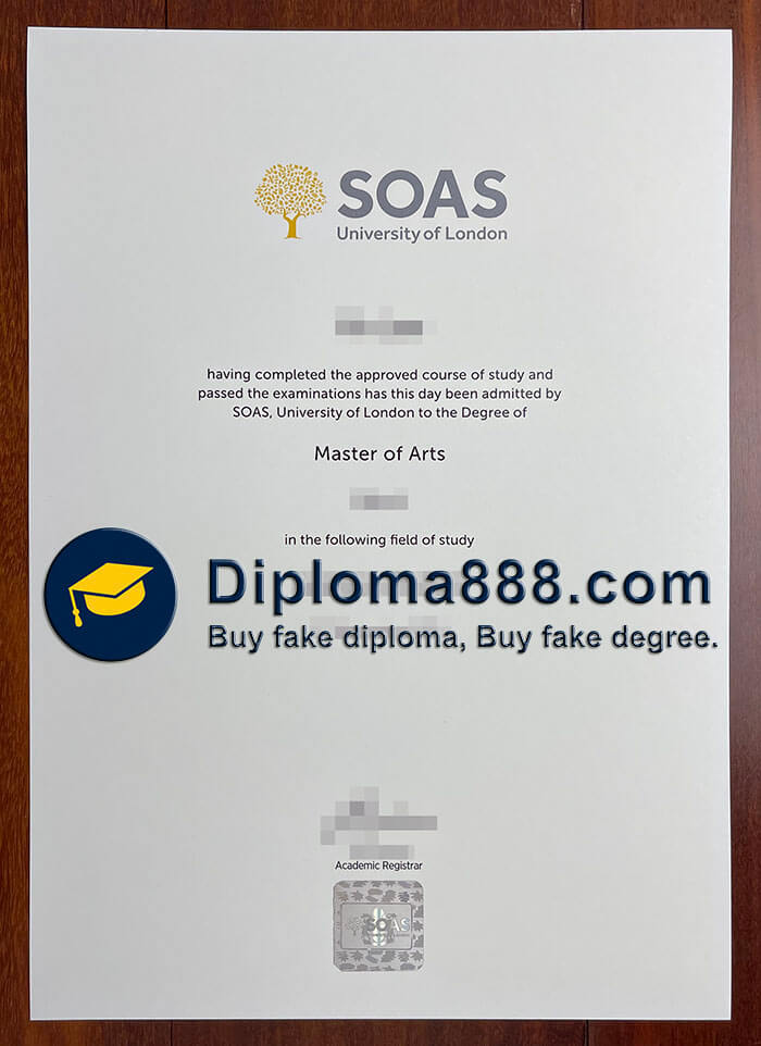 SOAS University of London diploma