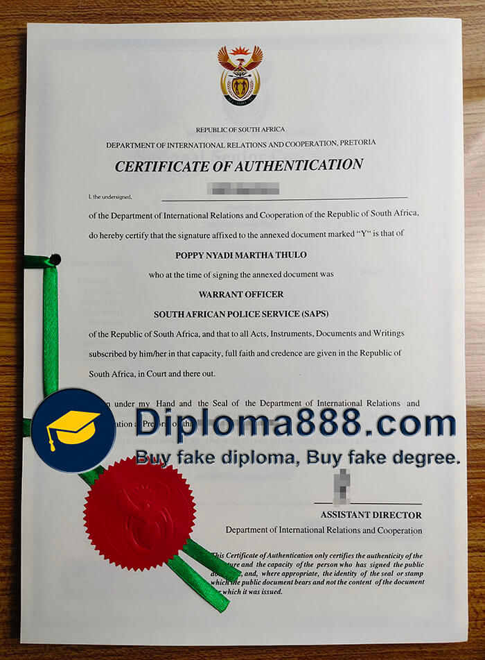 South Africa Apostille