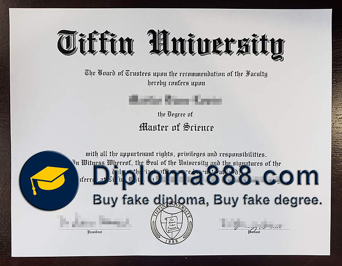 Tiffin University diploma