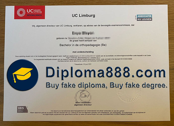 UC Limburg diploma