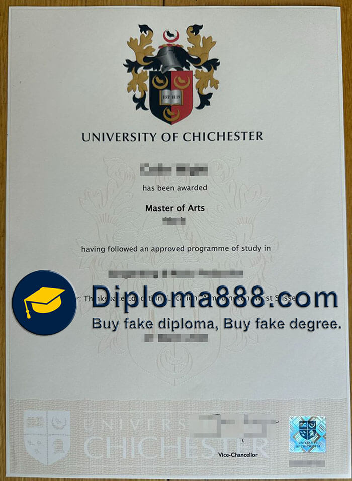 University of Chichester diploma