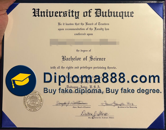 University of Dubuque diploma