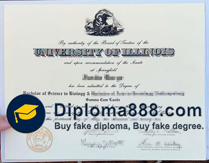 University of Illinois at Springfield diploma
