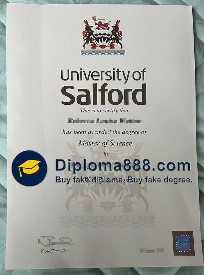 University of Salford degree