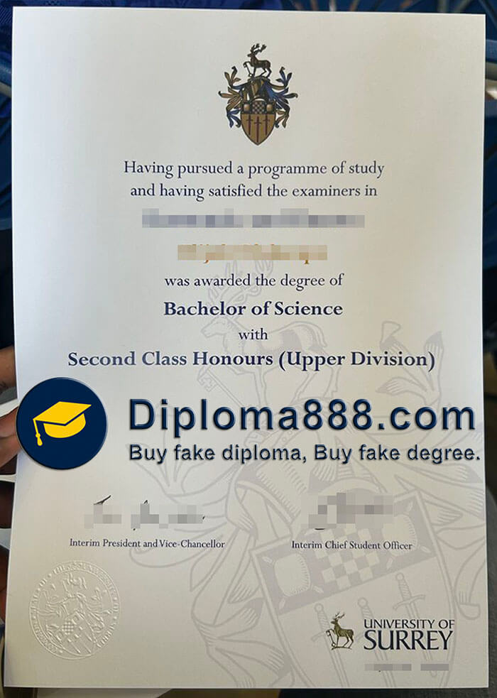 University of Surrey diploma