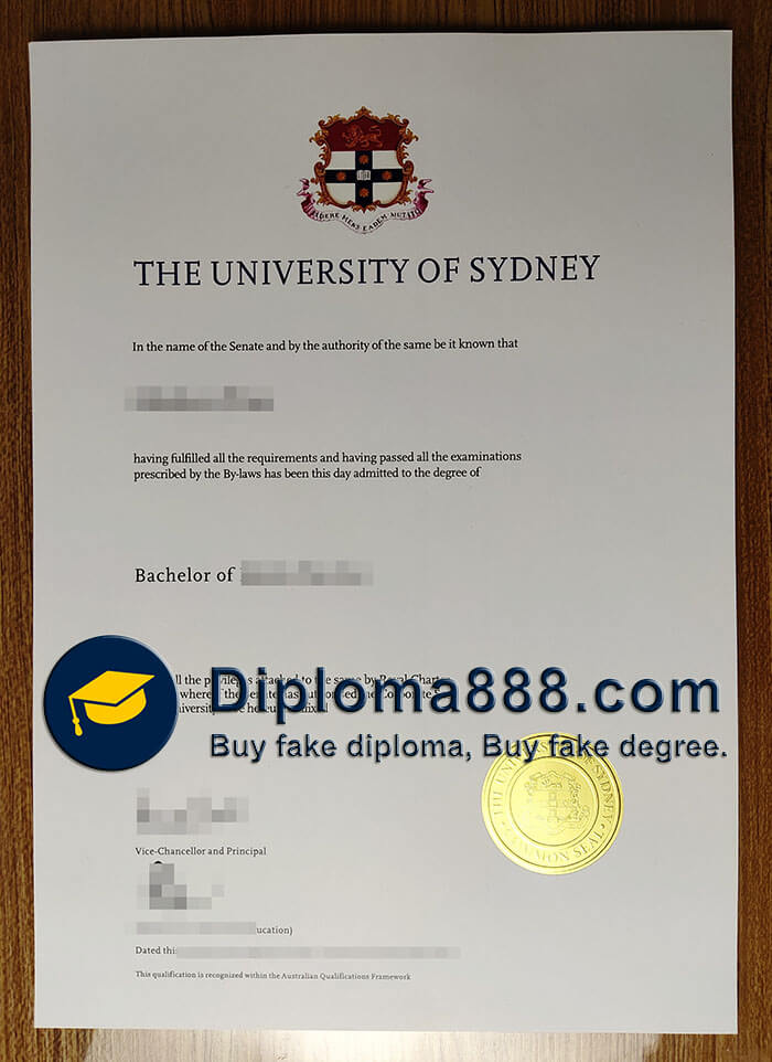 University of Sydney diploma