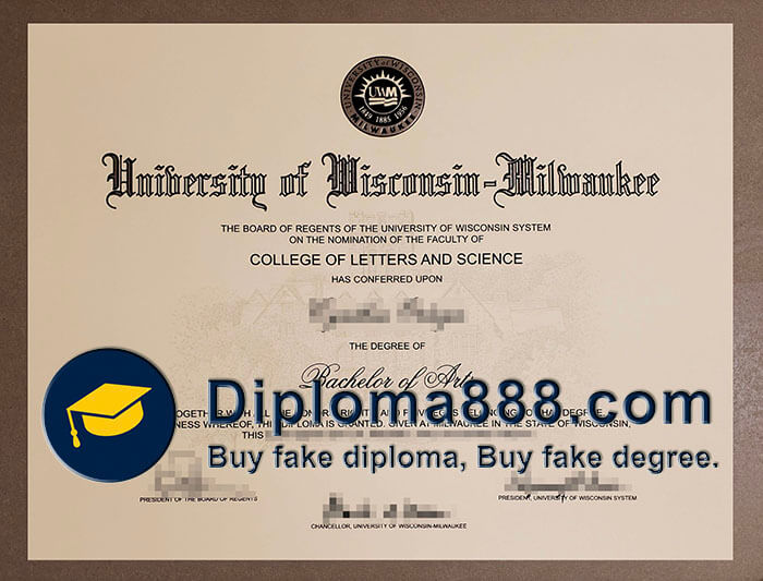 University of Wisconsin Milwaukee diploma