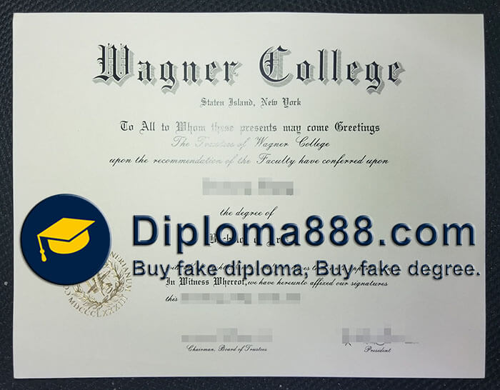 Wagner College diploma