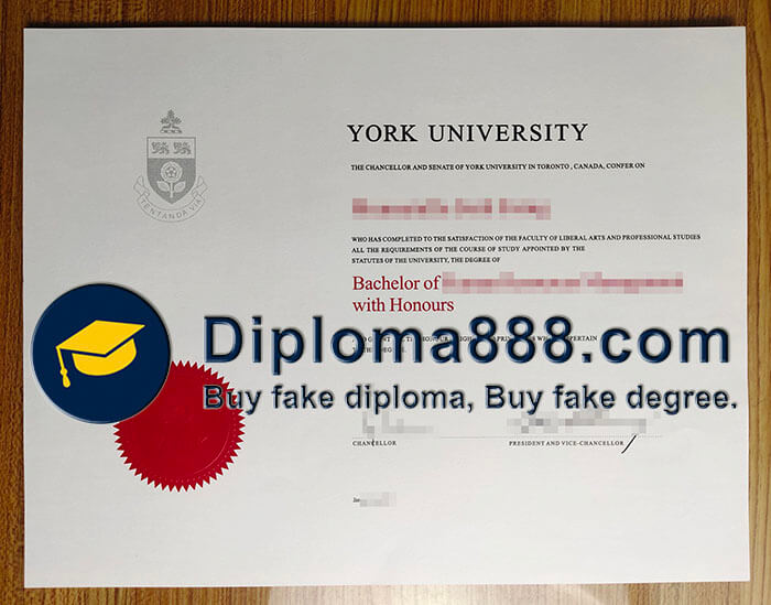 York University diploma