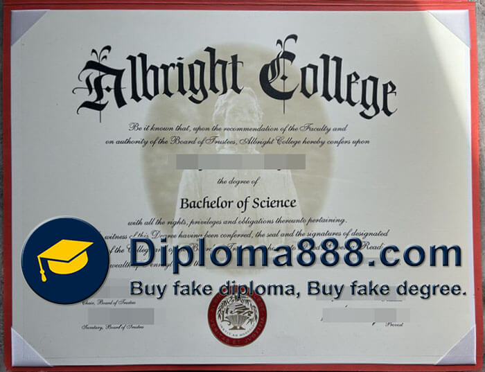 Albright College diploma
