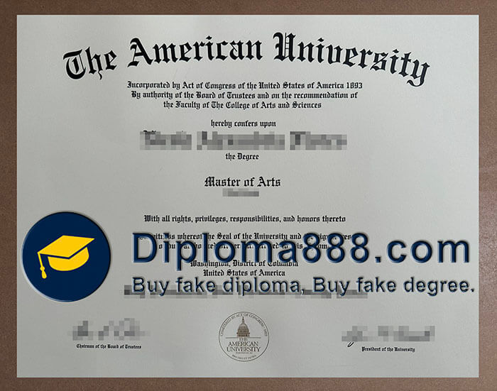 American University degree