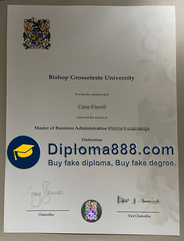 Bishop Grosseteste University diploma